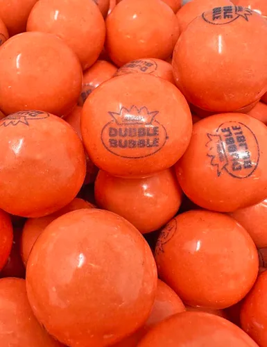 Vista 6 de Original 1928 Bubble Gum Classic Pink Gumballs Bolas de goma de mascar de 1 pulgada 1.5 libras