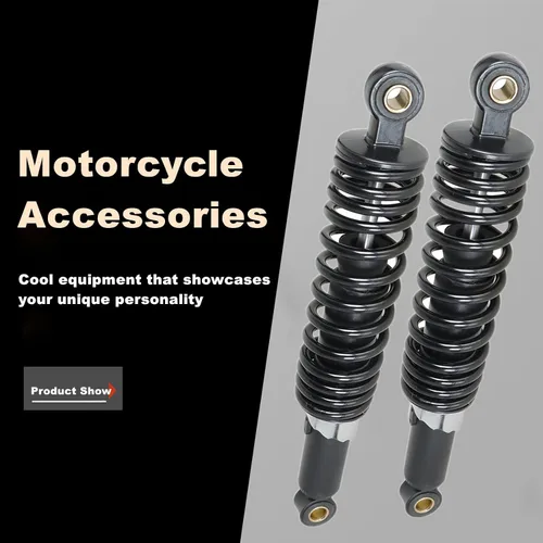 Vista 5 de 1 par de amortiguadores de 12.5 pulgadas (320mm) para motocicleta, reemplazo universal trasero para Yamaha Kawasaki Suzuki Sportster XL883 1200 Dirt