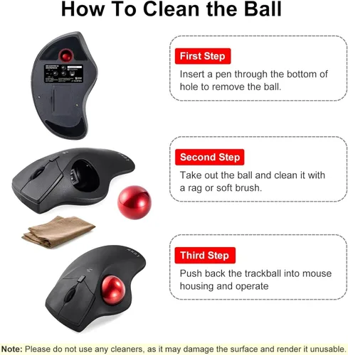 Vista 7 de SANWA Bola de seguimiento de 34mm/1.34pulgadas, Bola de repuesto para Logitech M575, M570, MX Ergo, Kensington TB450, TB550, Pro Fit Ergo y otros
