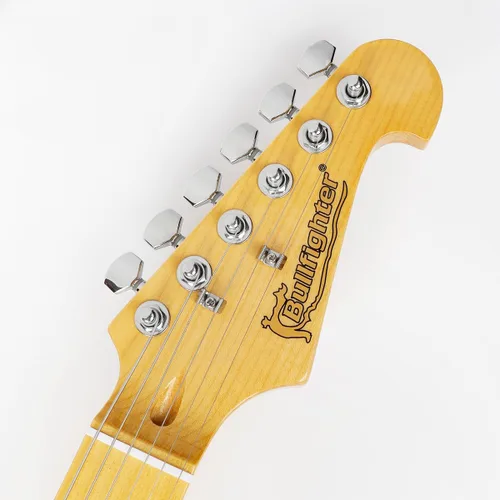 Vista 3 de Guitarra eléctrica Bullfighter para amantes de la música principiantes de 39 pulgadas de tamaño completo, cuerpo sólido, kit de guitarra