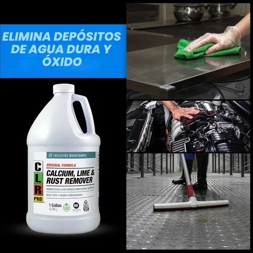 Vista 2 de Botella de removedor de calcio, cal y óxido CLR Pro CL-4PRO, _, 1