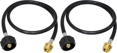 Vista 10 de Adaptador de tanque de propano, reemplazo de manguera para el tanque de gas LP QCC1/tipo1 con certificación CSA, conecta los aparatos de propano a