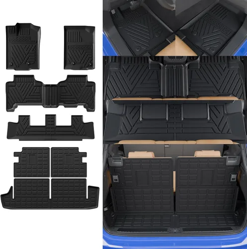 Vista 23 de Rongtaod Alfombrillas de Piso Compatibles con Honda CRV 2023 2024 2025 2026 Forro de Maletero Forro de Carga Alfombrilla de Carga Protector