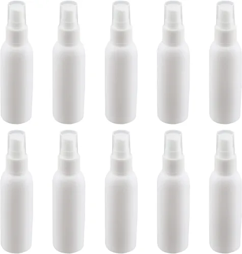 Vista 20 de Othmro Botella de spray de niebla fina, 6.8 fl oz de plástico pulverizador de botellas blancas bomba atomizadora y recargable 10 piezas 10 piezas