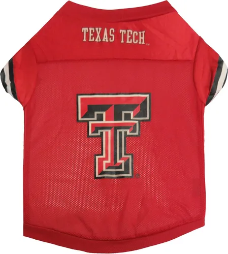 Vista 24 de NCAA TEXAS LONGHORNS - Camiseta de fútbol para perro, talla L, color granate y blanco, a rayas