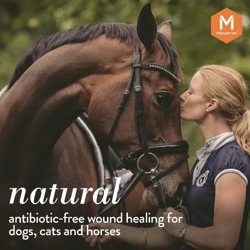 Vista 3 de Manuka Gel veterinario para piel y heridas, 500+ MGO miel de manuka de grado médico, tratamiento de curación rápida y reparación de la piel