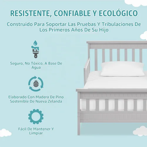 Vista 4 de Dream On Me Cama infantil San-Fran