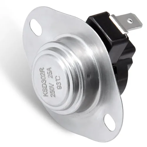 Vista 8 de SRV230-0900 Interruptor de límite alto para estufas de pellets Quadra-Fire Classic Bay 1200i y CB1200. Termodisco de sensor de seguridad de disco