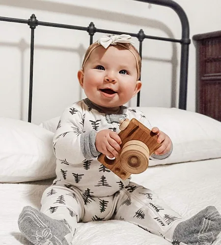 Vista 4 de Burts Bees Baby unisex-baby Unisex Pajamas Zip-front Non-slip Footed Sleeper Pjs Organic Cotton