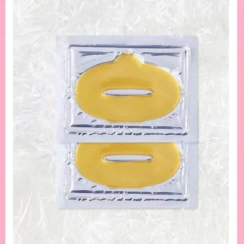 Vista 7 de 30 mascarillas hidratantes para labios con cristales de colágeno, antienvejecimiento y antiagrietamiento, reducen las arrugas de los labios