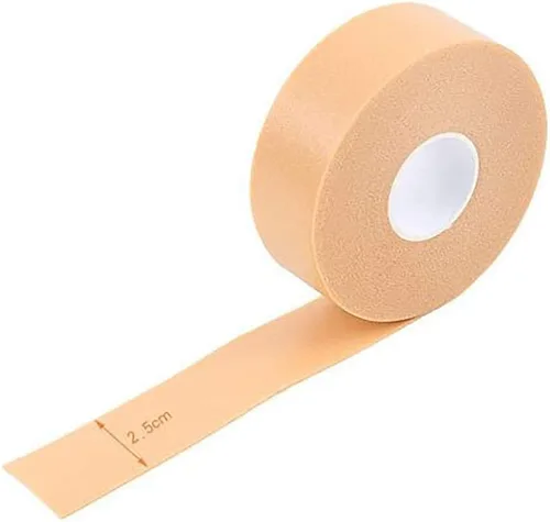 Vista 6 de Moleskin - Rollo de 2 piezas multiusos antideslizante para el cuidado de los pies, almohadillas de ampollas adhesivas impermeables con cinta