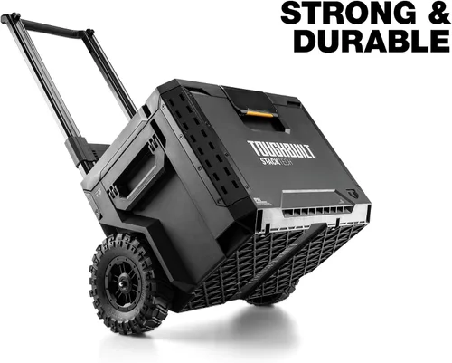 Vista 8 de ToughBuilt StackTech Rolling Tool Box with 9-Inch Wheels, 250 lb Capacity