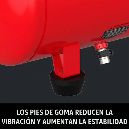 Vista 6 de CRAFTSMAN Compresor de aire de 8 galones sin aceite 1,8 HP presión máxima de 150 PSI tanque horizontal portátil