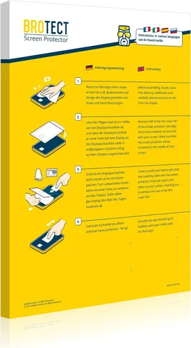 Vista 5 de brotect Paquete de 2 protectores de pantalla compatibles con Huawei Band 7 - Película protectora HD transparente