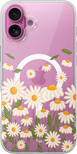 Vista 68 de LONLI Hue - para iPhone 15 Pro Max [Compatible con Magsafe] - Funda de teléfono floral dorada - [Amortiguador de 360°] - Funda de teléfono linda