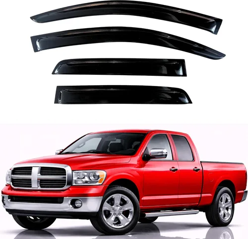 Vista 307 de KPY Protector de lluvia compatible con Ford Bronco 1980-1996, Ford F150 F250 F350, deflectores de ventilación lateral para visera de ventana