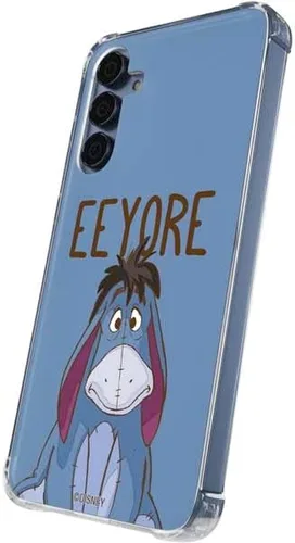 Vista 2 de Skinit Funda transparente compatible con Galaxy S24 – Diseño de retrato oficial de Disney Winnie The Pooh Eeyore