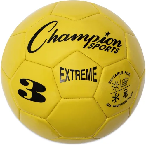 Vista 23 de Champion Sports Extreme Series - Balón de fútbol – Tamaños 3, 4, 5, tacto suave, para todo clima, alta retención de aire, pelotas de liga