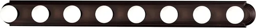 Vista 3 de Maxim 7128OI I Essentials - Lámpara de cristal esmerilado de 48 pulgadas con acabado de bronce aceitado I LED compatible con LED