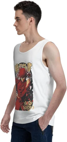Vista 5 de Camiseta sin mangas de anime Yuyu Hakusho Yoko Kurama para niño, ropa sin mangas, chaleco de moda
