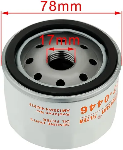 Vista 3 de 492932 Filtro de aceite para Brigs and Straton 492932S 696854 695396 John Deere AM125424 GY20577 LG492932S Kawasaki 49065-7007 49065-0721