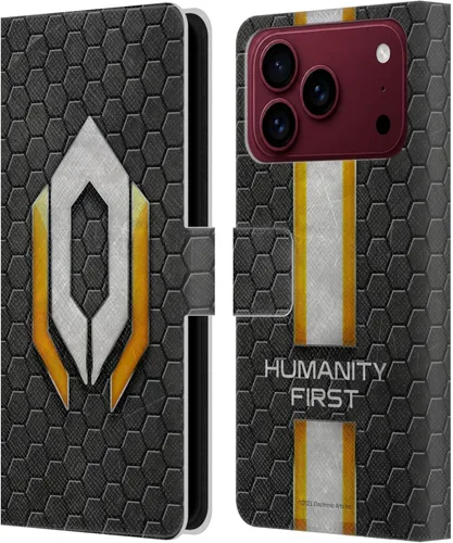 Vista 91 de Head Case Designs Funda de piel con licencia oficial de EA Bioware Mass Effect Cerberus Logo Graphics tipo cartera compatible con Apple iPhone 11