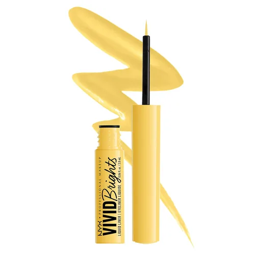 Vista 9 de NYX PROFESSIONAL MAKEUP Vivid Brights - Delineador líquido resistente a las manchas con punta precisa, Cobalt Crush 05 Cobalt Crush