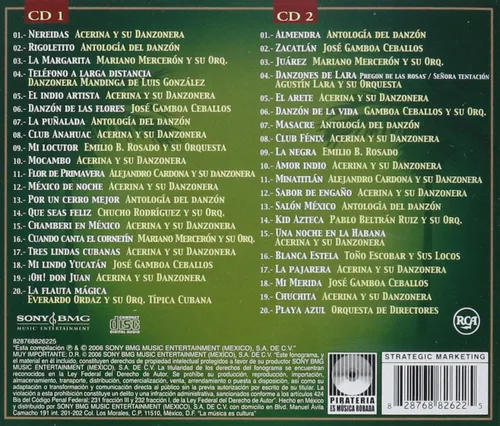 Vista 2 de Danzones Inmortales "40 Grandes Exitos" 100 Anos De Musica