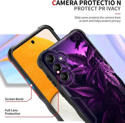 Vista 198 de Funda para Galaxy A14 5G, [Doble Capa][Protección contra Caídas de Grado Militar de 10 Pies] [Antideslizante] Funda Resistente a Prueba de Golpes