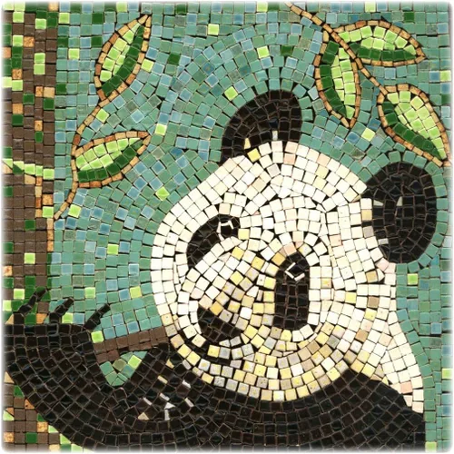 Vista 35 de Crea una verdadera obra de arte de mosaico con nuestro kit de hazlo tú mismo, acuario cuadrado de 7 pulgadas (18 cm)