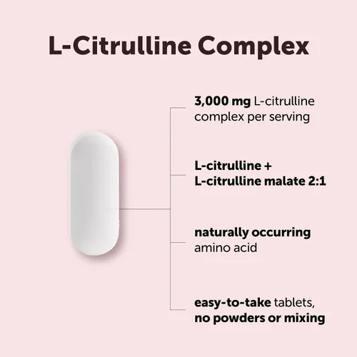 Vista 2 de Micro Ingredients Complejo L-citrulina 3,000 mg, 240 comprimidos