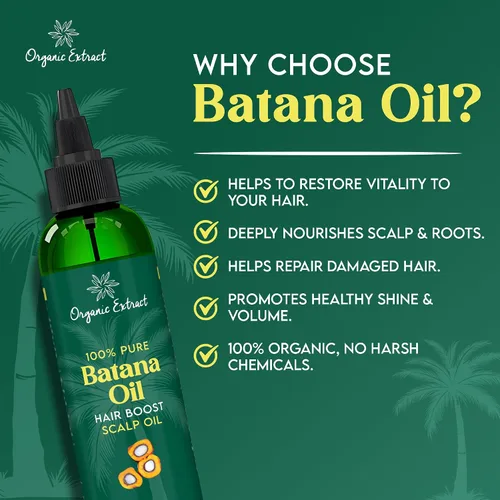 Vista 5 de Aceite de batana para el crecimiento del cabello, 4 onzas líquidas, aceite para el cabello de Honduras, ayuda a nutrir profundamente el cuero