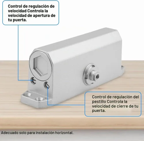 Vista 3 de 3 piezas de cierrapuertas hidráulico, cierrapuertas automático, cierrapuertas residencial para hogares, oficinas, escuelas y espacios públicos