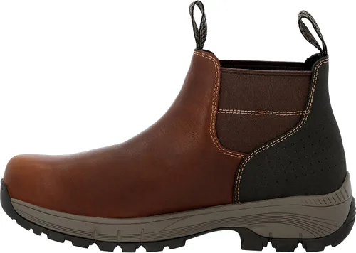 Vista 5 de Georgia Boot mens Georgia Boot Eagle Trail Waterproof Alloy Toe Chelsea Work Boot