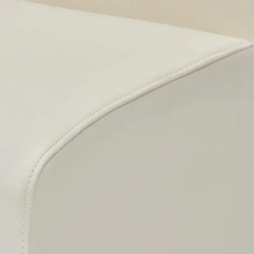 Vista 8 de Zuri Muebles Boston Silla de comedor moderna con respaldo alto, color crema