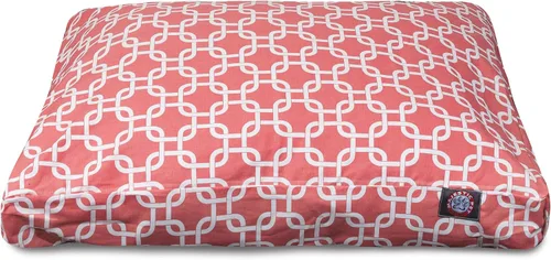 Vista 42 de Majestic Pet Cama para perro de espuma viscoelástica triturada, pequeña con funda extraíble lavable, cama ortopédica rectangular para perros, cama