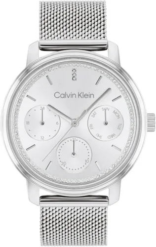 Vista 6 de Selección de Relojes Calvin Klein para Mujer: Minimalismo Radiante Rosa/ Plateado