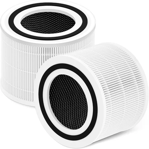 Vista 10 de Filtro de reemplazo Core 300 Compatible con Levoit Core 300 Core 300-RF-TX (Verde), Filtro 3-en-1