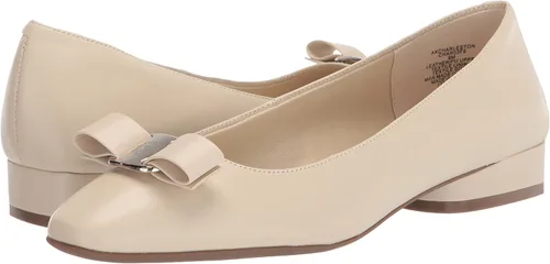 Vista 7 de Anne Klein Charleston - Zapatos planos de ballet cómodos y modernos para mujer, Negro