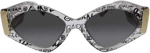 Vista 2 de Gafas de sol Dolce Gabbana DG 4396 33148G Transparente Graffiti Graffiti transparente 55 17 145