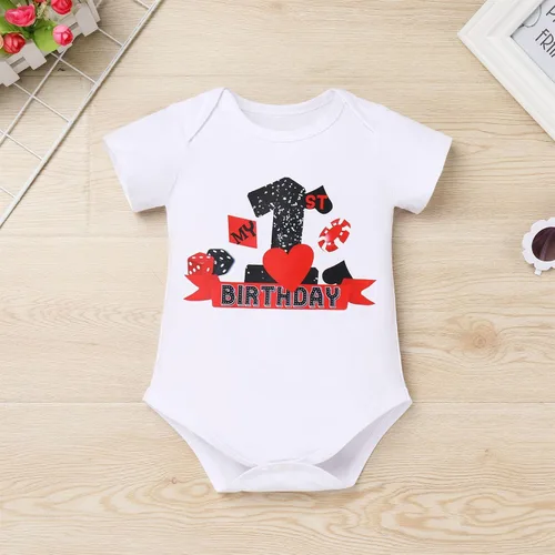 Vista 73 de ODASDO Conjunto de 3 piezas con temática de animla para bebé niña