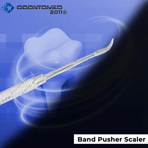 Vista 3 de Ortho Light Band Pusher Scaler, instrumentos de ortodoncia acero inoxidable