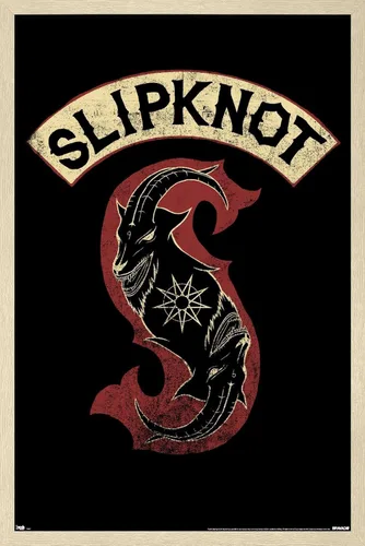Vista 5 de Trends International Slipknot - Póster de pared de parche, 22.375 x 34 pulgadas, versión premium sin marco