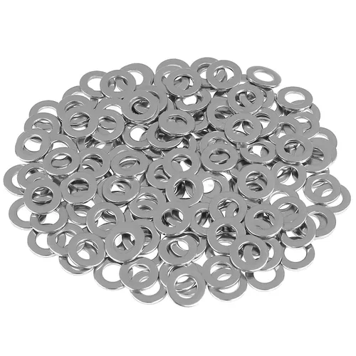 Vista 11 de HELIFOUNER 50 arandelas planas de 1/2 pulgada, acero inoxidable 304, arandelas de guardabarros, arandelas de metal para tornillos