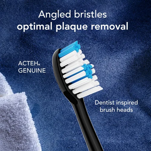 Vista 6 de Acteh Sonic Edge JetWave - Cabezales de repuesto para cepillos de dientes, paquete de 4, originales de primera calidad, compatibles con cepillos