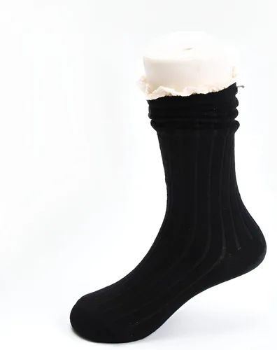 Vista 5 de 5 Pack Girls Sweet Socks Lace Trim Cotton Knit Footed Leg Boot Stocking