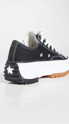 Vista 4 de Converse Zapatillas Run Star Hike Ox para mujer, negroblancogoma