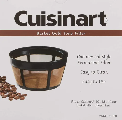 Vista 2 de Cuisinart GTF-B - Filtro de café en tono dorado, cesta