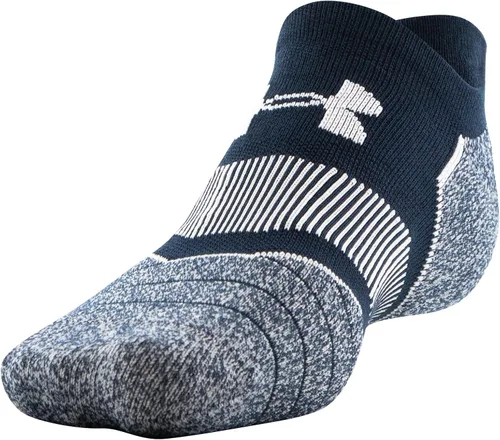 Vista 2 de Under Armour Calcetines unisex para adultos, con pestañas invisibles, 2 pares