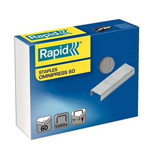 Vista 2 de Rapid 5000559 Omnipress 30 grapas (caja de 1000), color negro